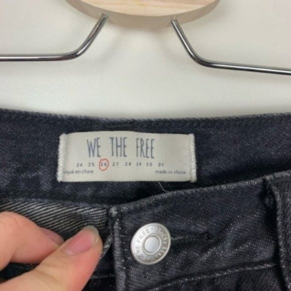 Free People We The Free Distressed Mini Skirt Size 2 - Picture 5 of 6